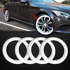 Classic Dksider Hvid 15'' - 100% Gummi - 4 stk