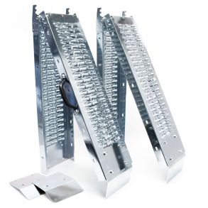 Opkrselsramper I Galvaniseret stl 2 Stk - 180x22,5x4,5 cm - Maks. Belastning Pr. rampe 200 kg