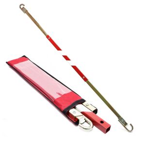 Trkstang 2500 kg - Stlmateriale med reflekser - L. 180 cm