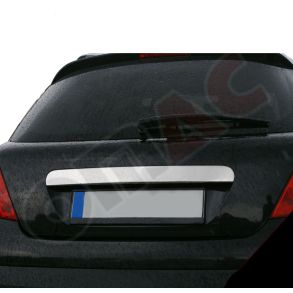 BAGKLAPS KANTLISTE RUSTFRI - Peugeot 207 Hatchback rg. 2006-> 2012