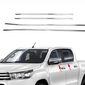 RUDELISTER KROM - Toyota Hilux 2015-> - ANTAL 4 STK