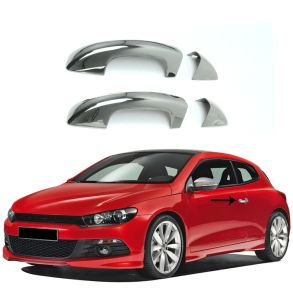 Chrom Drhndtag Cover i Rustfri Stl - VW SCIROCCO Hatchback 2009-2015