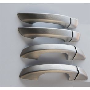 Brstet Chrom Drhndtag Cover i Rustfri Stl - VW TOUAREG II 2010->