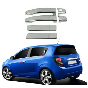 Chrom Drhndtag Cover i Rustfri Stl - CHEVROLET AVEO Hatchback 2012->