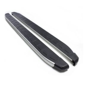 Trinbrt 2 stk. - KIA SPORTAGE 2010-2015 - Aluminium (Dolunay)