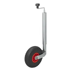 Nsehjul med plastflge & gummidk - Belastning maks 150 kg. - Stamme 48 mm