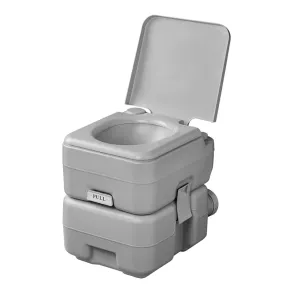 Campingtoilet Gr - Med lg og aflselig opbevaringstank - Kapacitet 10/20 liter