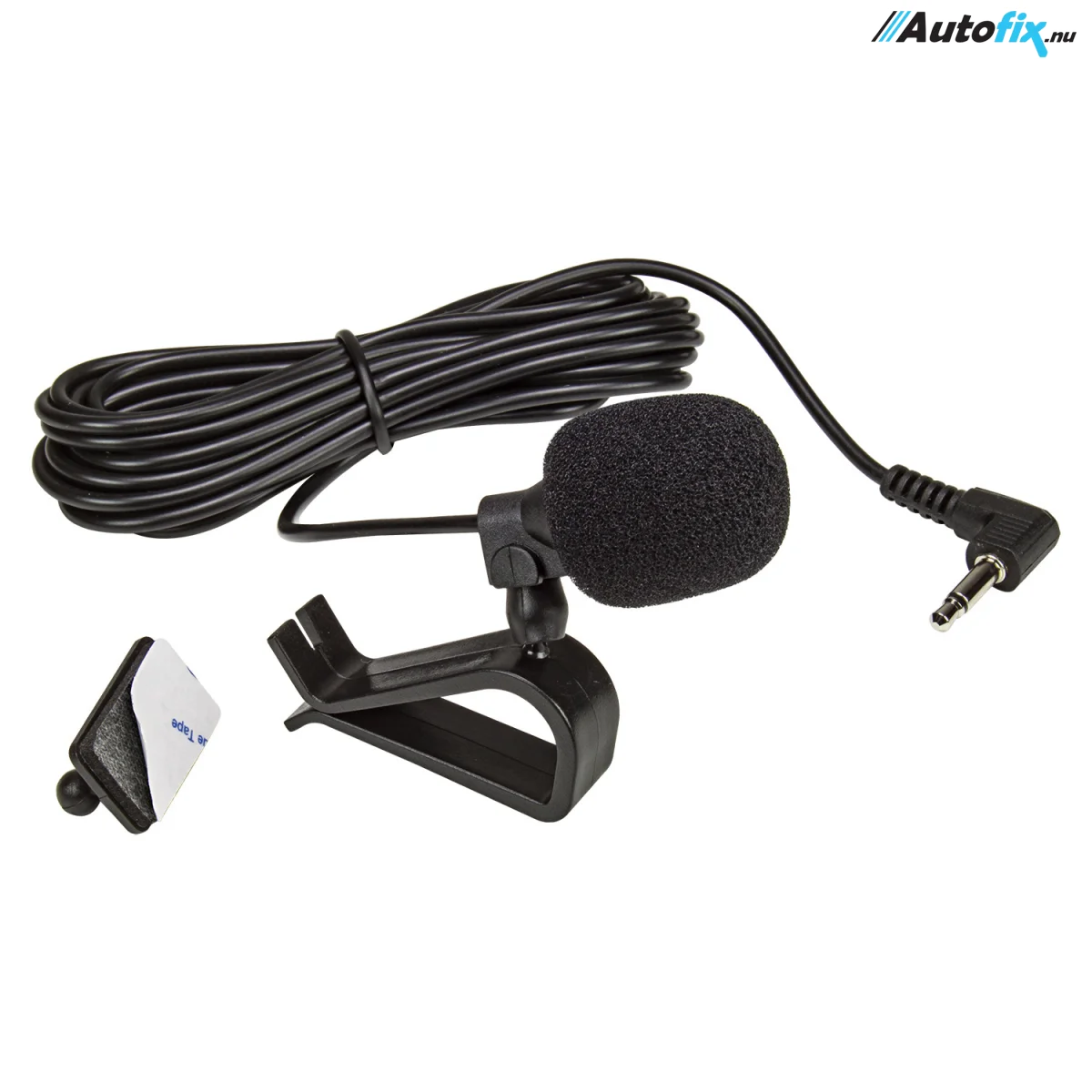 Mikrofon Til bil Med 3,5 Stik - Alpine/Clarion/JVC/Kenwood/Pioneer/Sony - Kabel meter - - Autofix.nu