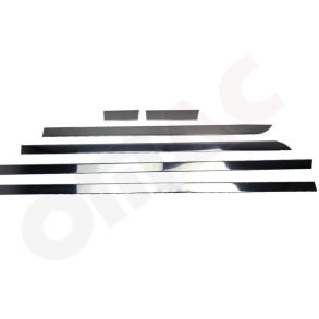 Sidelister - Mercedes Vito W447 2014-> (lang model) - 6 stk. Rustfri stl krom