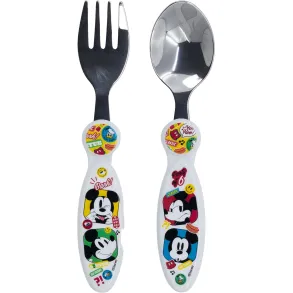 Brnebestik Disney Mickey Mouse - Gaffel & Ske i stl