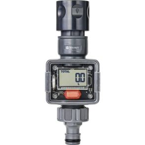 Water Meter With Hose Connection 4-In-1 - Toolcraft Flow Meter - Connection 3/4 inch