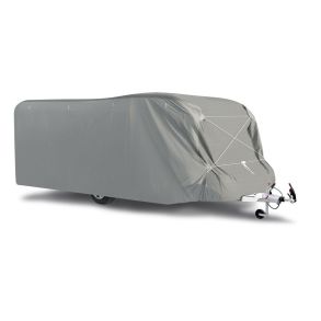 Campingvognsgarage UV-Bestandig Gr - Vandafvisende & ndbar - 220x250x610 cm