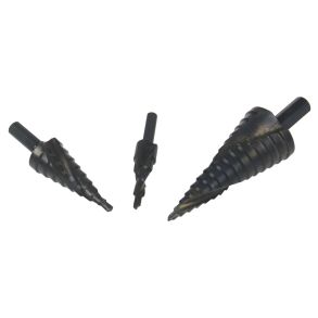 Trinbor St HSS - 3-Konisk Borehoveder - Str. 4-32 mm (sort)
