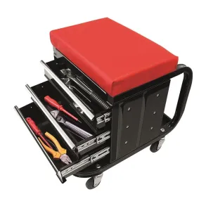 Montrstol Med Hndtag & 3 Skuffer - Maks. Belastning 135 kg - 47x35x43 cm.