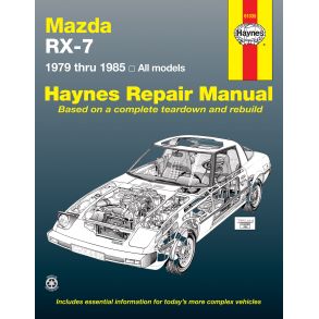 Reparationsbog Haynes - Mazda RX-7 (1979-1985)