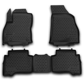 Gummimtte st med kant - PEUGEOT Bipper 2007-> 4 stk.