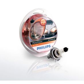H4 P�re - Philips MotoVision - Motorcykel H4 (1 stk)