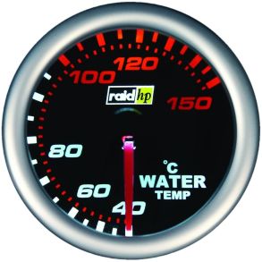 Vandtemperaturmler - Auto Gauge - Smoke 52 mm