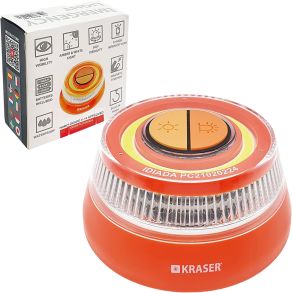 Advarselsblink & Arbejdslygte 2-I-1 - KRASER KR4V16N - Med 12x Leds