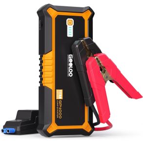 Jumpstarter GP4000 4000A / 12V - GOOLOO Power Bank  - 2X USB & LED lys