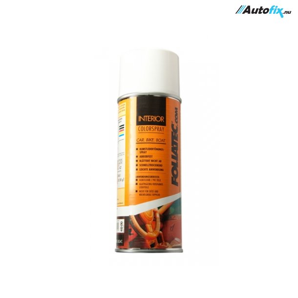 Interiør Maling - Foliatec Blank Sort - Spray 400 ml.