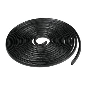 Drkantbeskytter sort Universal - Snap-Fit - Lngde 5 Meter 