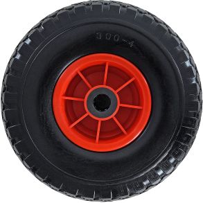 Reservehjul Til Skkevogn & Trillebr - Luftgummihjul 3.00-4 - Akselhul 21 mm