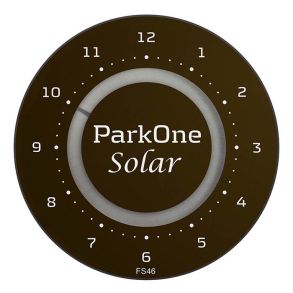 Parkeringsur - ParkOne Solar FD46 - 100% Solcelledrevet p-skive