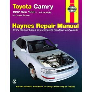 Reparationsbog Haynes - Toyota Camry (1992-1996) & Avalon (1995-1996)