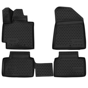 Gummimtte st med kant - KIA Carens 2013-> 4 stk.