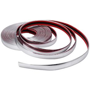 Pynteliste Krom Selvklbende - Bredde 21 mm  - Slges i lbende meter