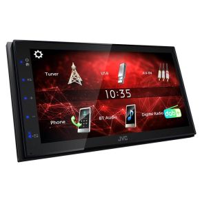 Autoradio 2DIN 6,8'' - JVC KW-M27DBT - Bluetooth, Android Mirrorlink, DAB/DAB+