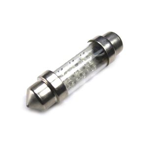 12V LED Pinolpre - Gul, Grn eller Rd - L. 36 /39  mm