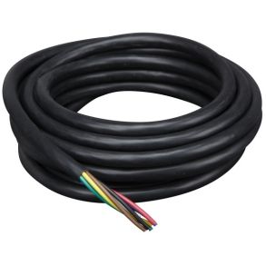 Trailerkabel 7 Polet Sort - 6 x 1.5 Kvm + 1 x 2.5 Kvm. 