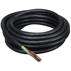 Trailerkabel 7 Polet Sort - 6 x 1.5 Kvm + 1 x 2.5 Kvm. 