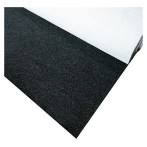 Selvklbende filt sort til bilinterir - CTK - Slges i lbende meter