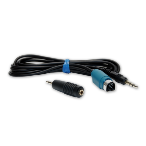 ALPINE KCE236B - AUX & Minijack Kabel Til I-Pod/MP3 