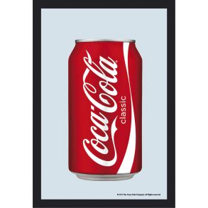 Spejl M/ Motiv - Coke Can - Str. 32 x 22 cm