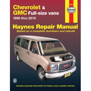 Reparationsbog Haynes - Chevrolet Express & GMC Savana full-size petrol vans (1996-2010)