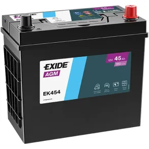 Startbatteri - Exide EK454 AGM - 12V (45ah / 380cca)