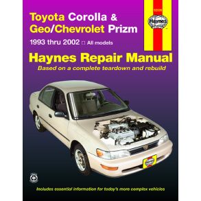 Reparationsbog Haynes - Toyota Corolla & Geo/Chevrolet Prizm (1993-2002)
