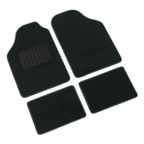 Stofmtter Delvis Modeltilpasset - Supra Model B Sort  - 4 stk