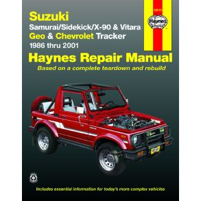 Reparationsbog Haynes - Suzuki & Chevrolet (86-01)
