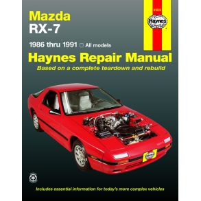 Reparationsbog Haynes - Mazda RX-7 (1986-1991)
