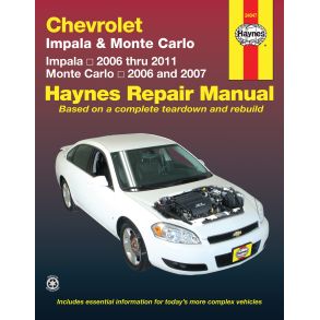 Reparationsbog Haynes - Chevrolet Impala (2006-2011) & Monte Carlo (2006-2007)