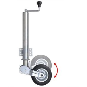 Nsehjul Tipbart - Belastning Maks. 453 kg & Massivt Gummihjul - Stamme 60 