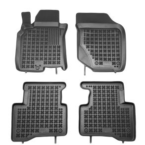 Rubber mat set with edge - NISSAN X-Trail 2001-2007 4 pcs.