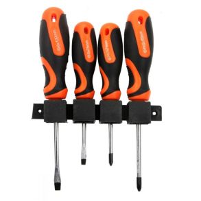 Skruetrkker st 4 stk. - Lige- + krydskrv - Med magnetisk funktion