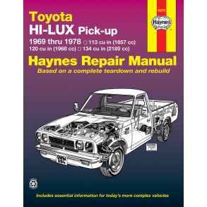 Reparationsbog Haynes - Toyota Hi-Lux & Hi-Ace pick-ups (1969-1978)
