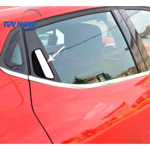 Chrom Drhndtag Cover i Rustfri Stl - RENAULT CLIO IV Hatchback 2012->
